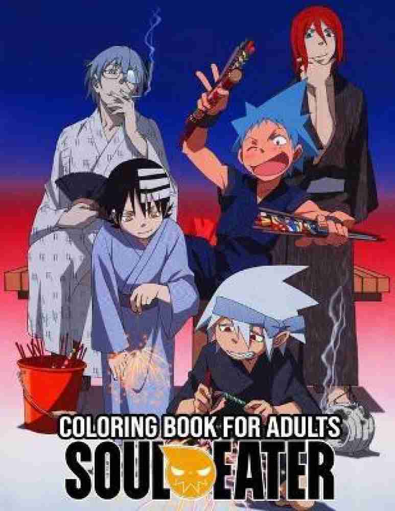 Soul eater coloring book for adults buy soul eater coloring book for adults by akinato at low price in india