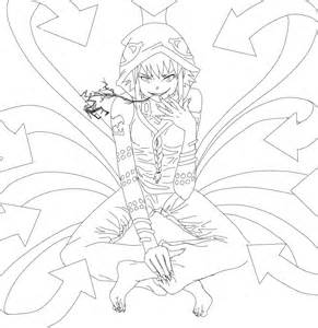 Printable soul eater coloring pages