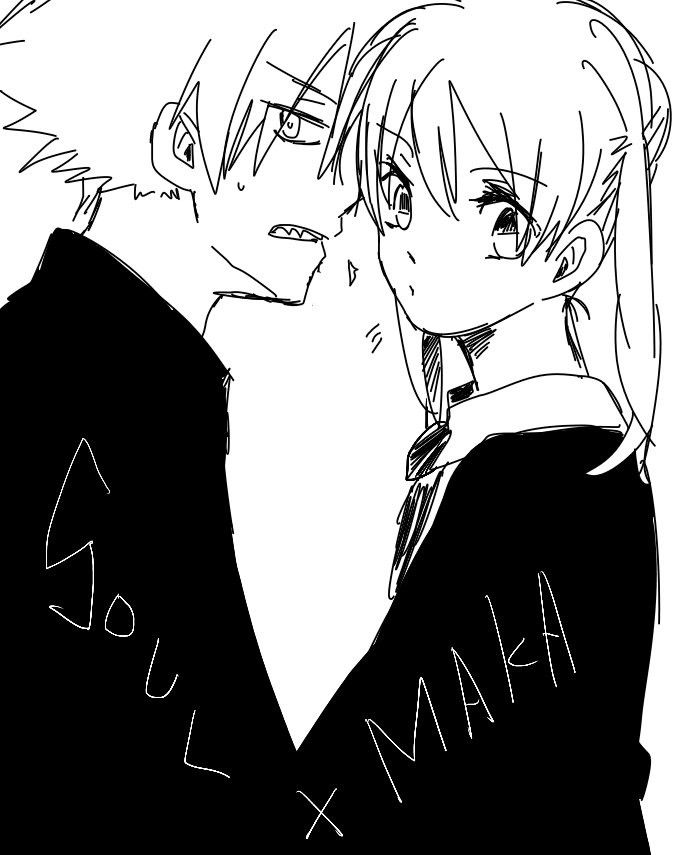 Soul and maka from soul eater soul and maka soul eater soma soul eater