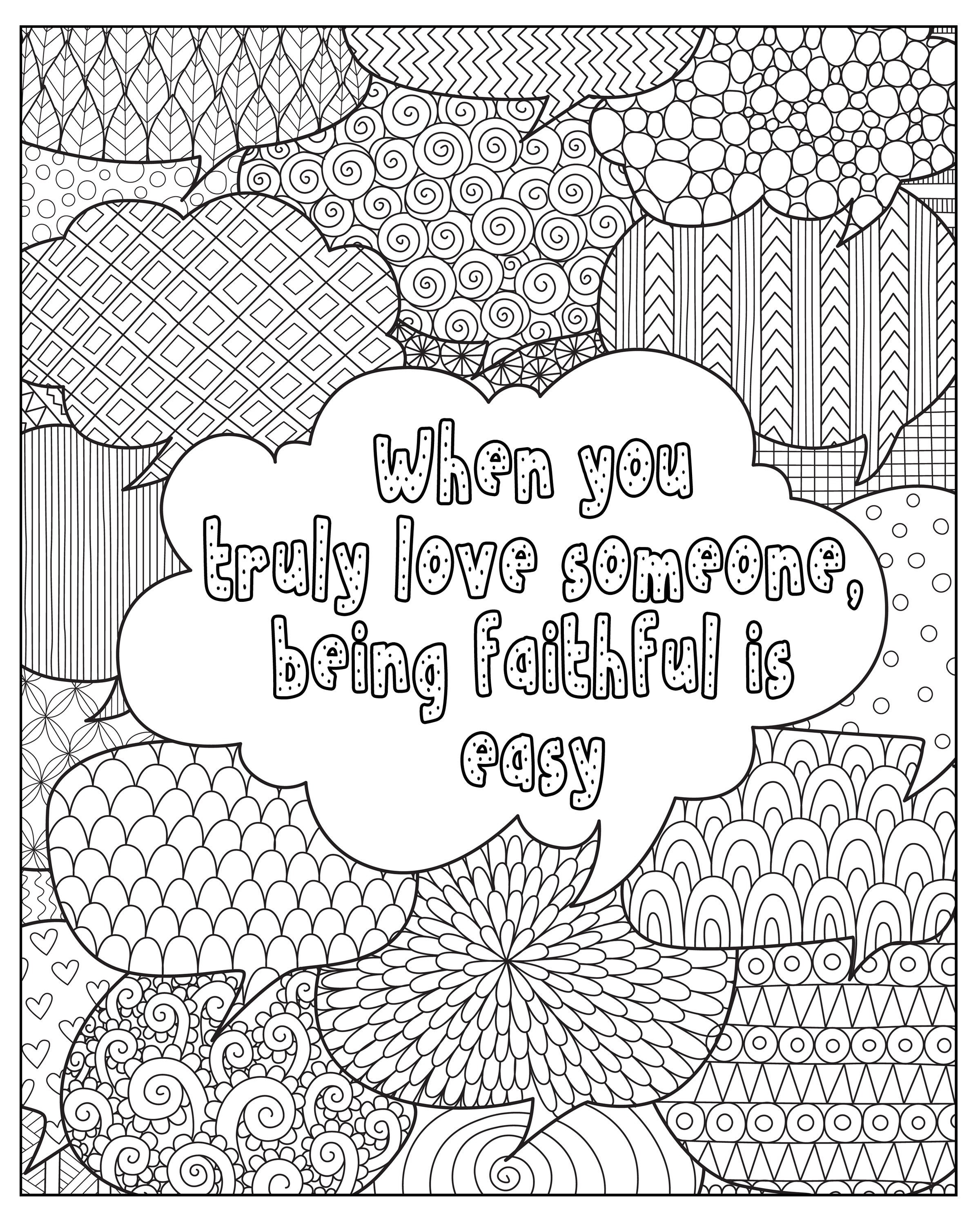 Love quotes coloring pages for adults zentangle digital downloads love sayings coloring pages adult printable colouring sheets pngs instant download