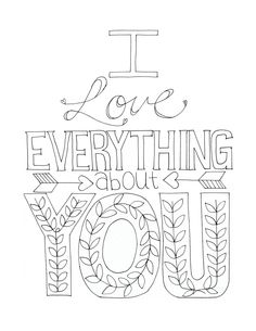 Printable coloring quotes love