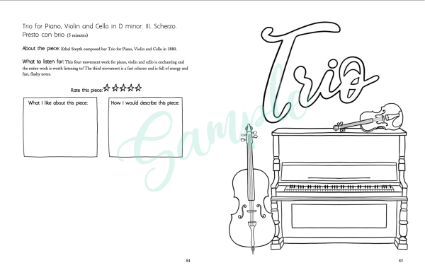 Shades of sound women posers volume â a listening coloring book for pianists â the playful piano