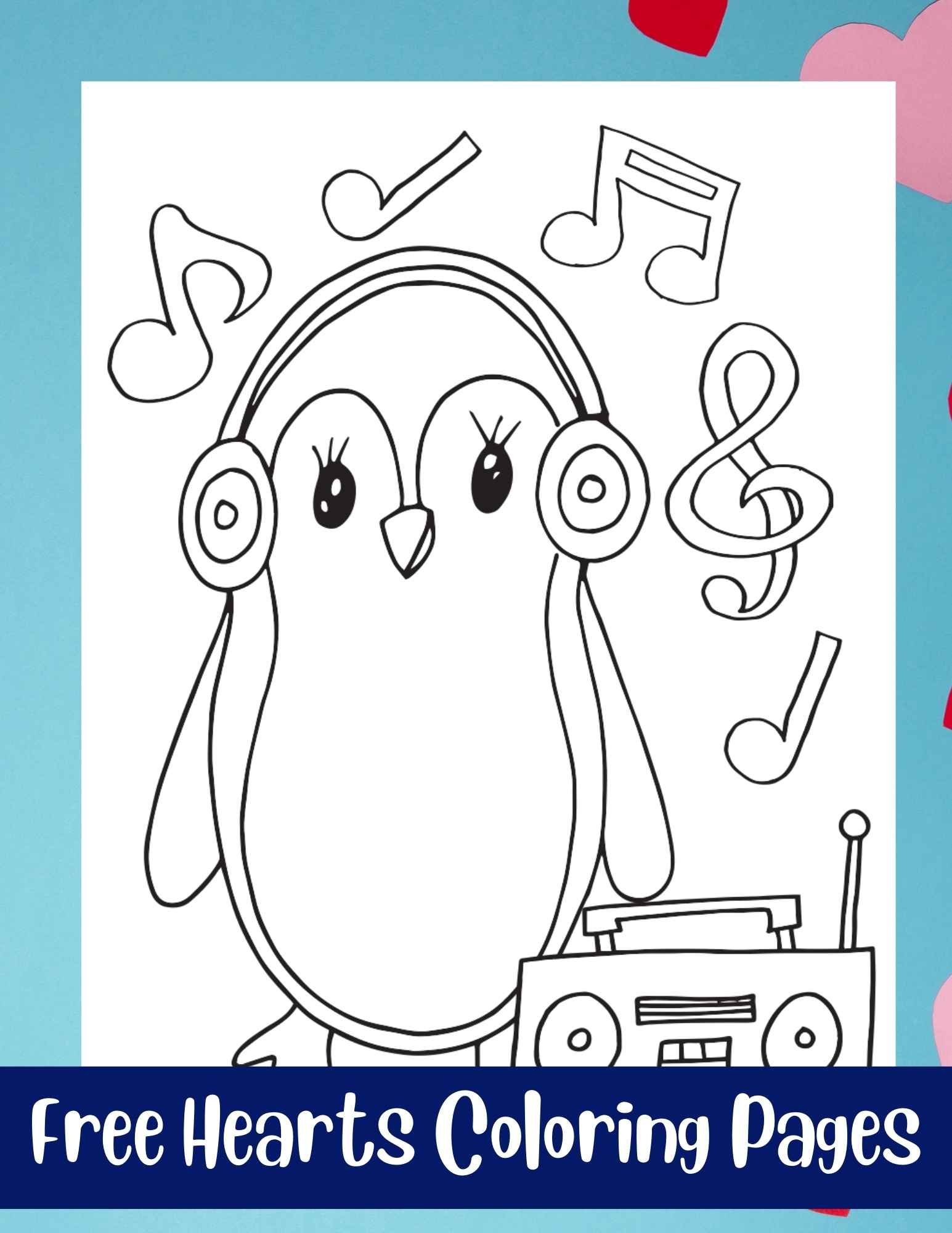 Free music coloring pages â stevie doodles