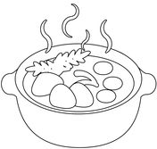 Soup coloring pages free printable pictures