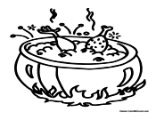 Soup coloring pages