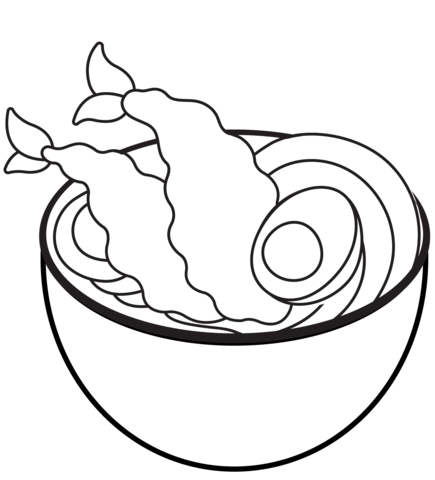 Noodle soup coloring page free printable coloring pages