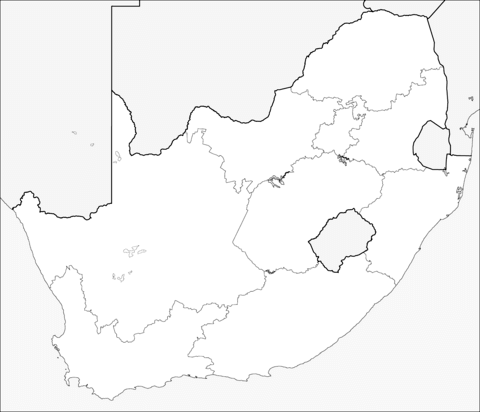 South africa map coloring page free printable coloring pages