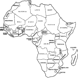 Africa coloring pages printable for free download