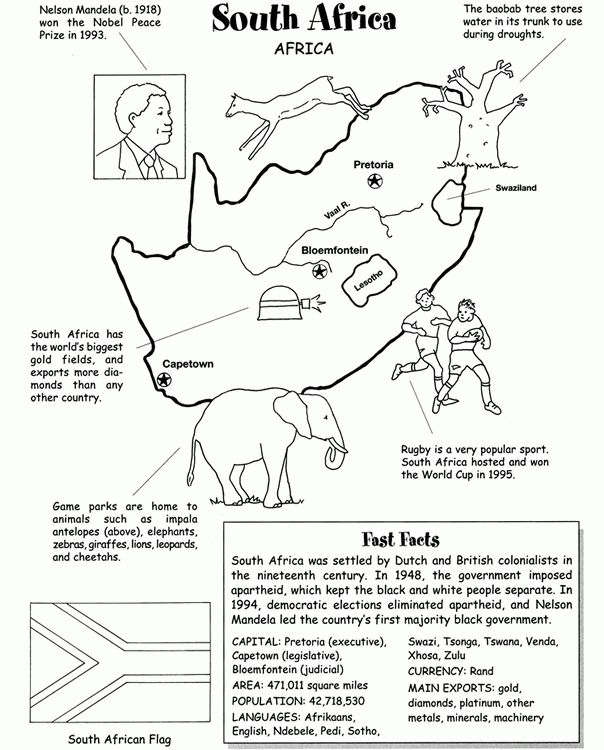 Download or print this amazing coloring page south africa flag coloring page south africa flag flag coloring pages africa activities for kids