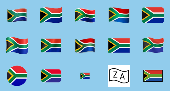 Ðð flag south africa emoji