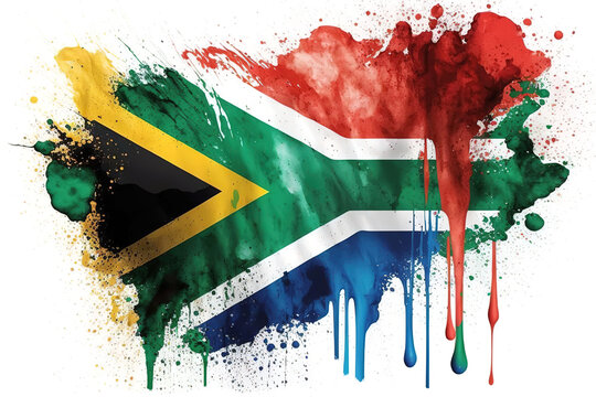 South african flag grunge images â browse photos vectors and video