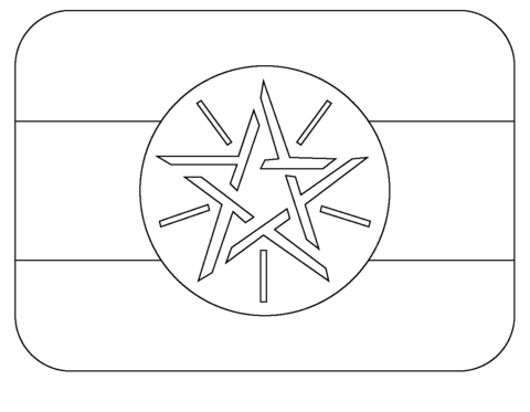 Flag of ethiopia emoji coloring page free printable coloring pages