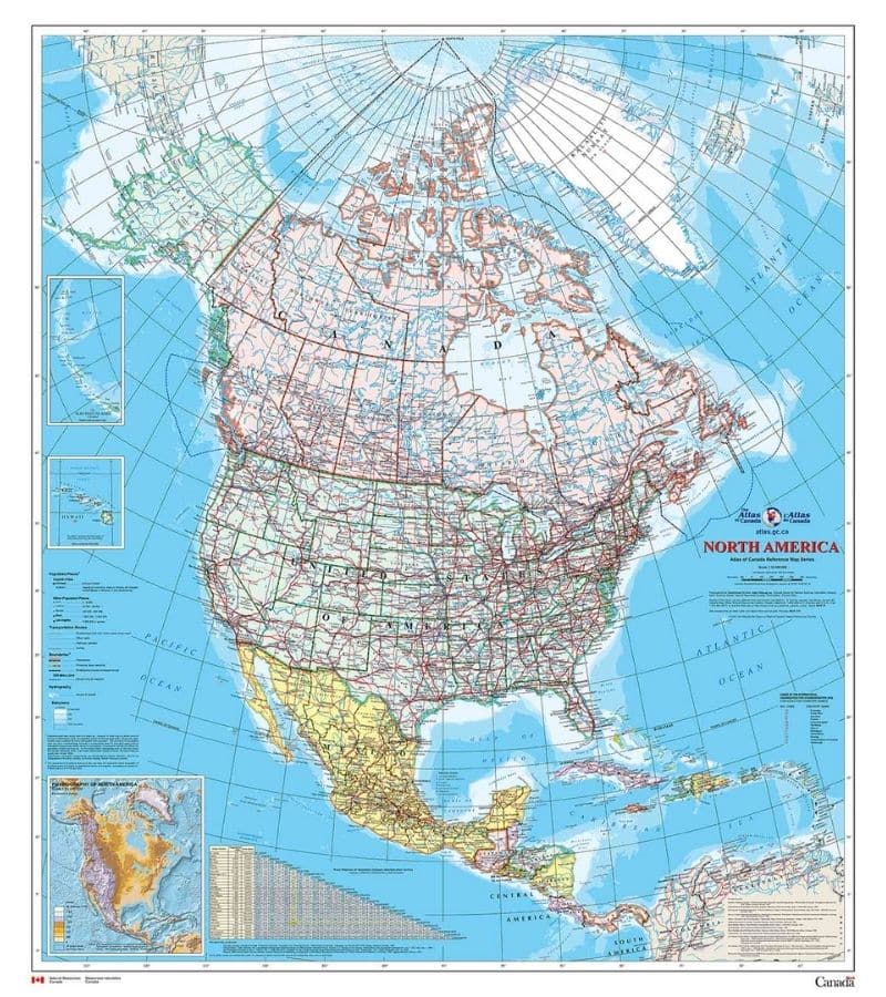 South America Physical Map  Physical Map of South America