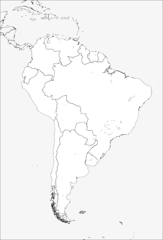 South america map coloring page free printable coloring pages