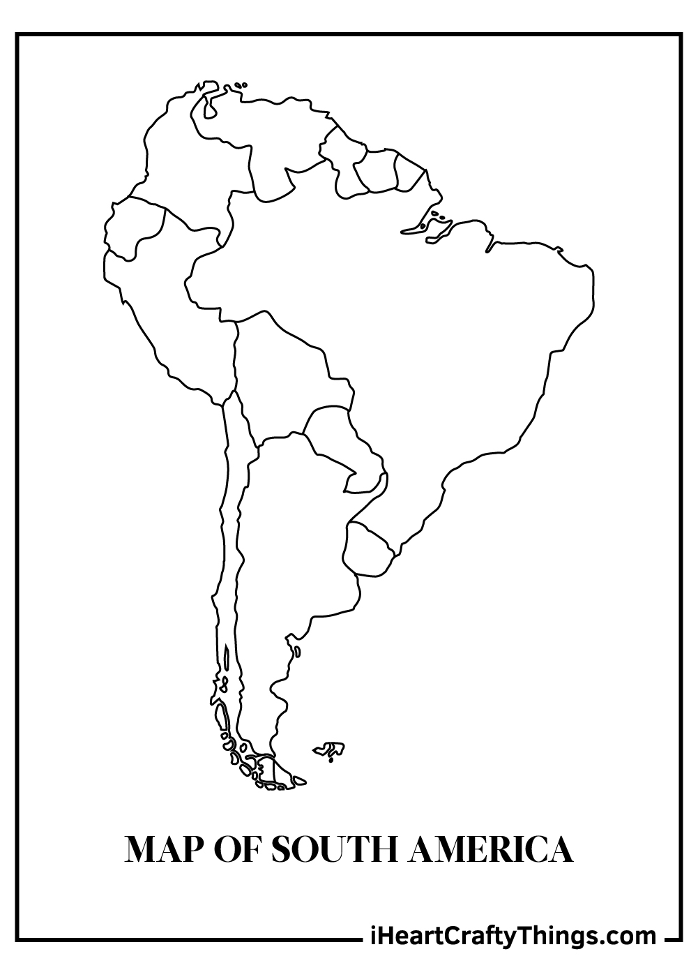 World map coloring pages free printables