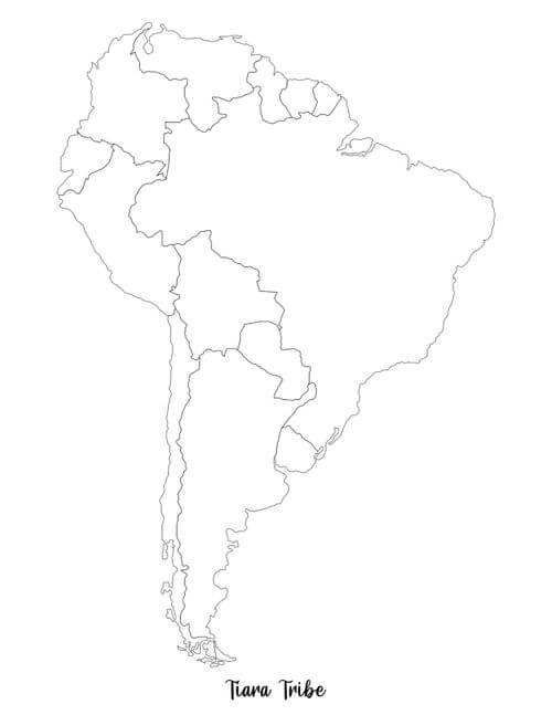 World map coloring pages