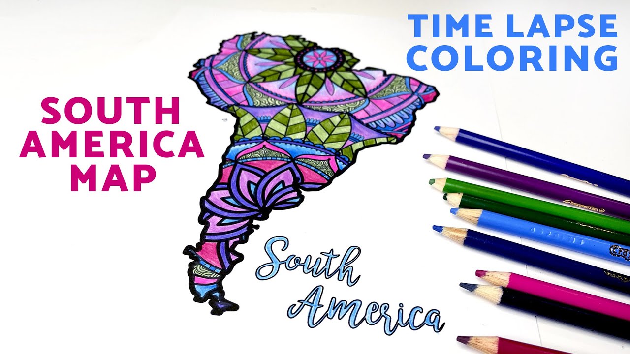 Coloring pages south america map â ta muchly