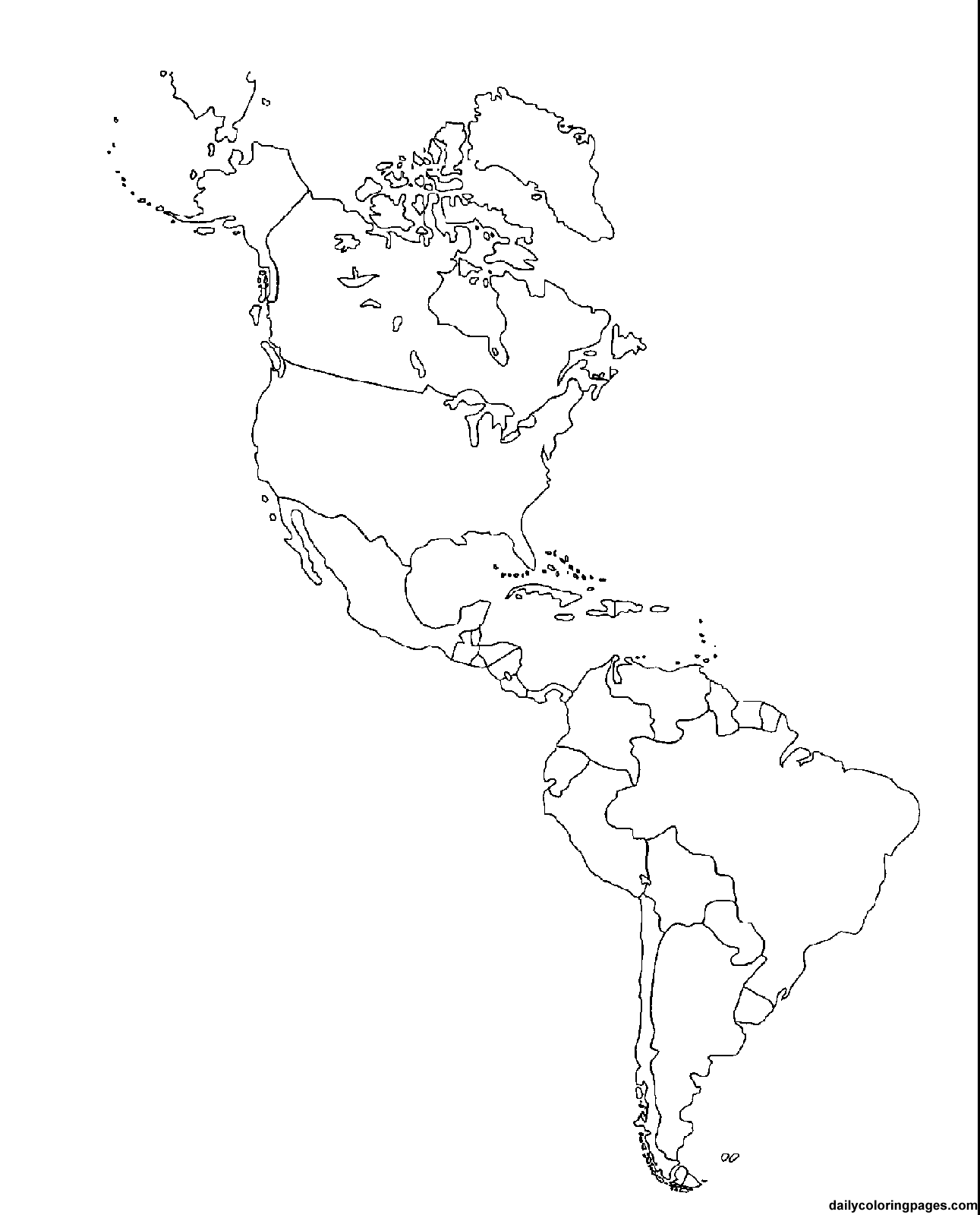 North south america coloring sheet flag coloring pages north america map america map