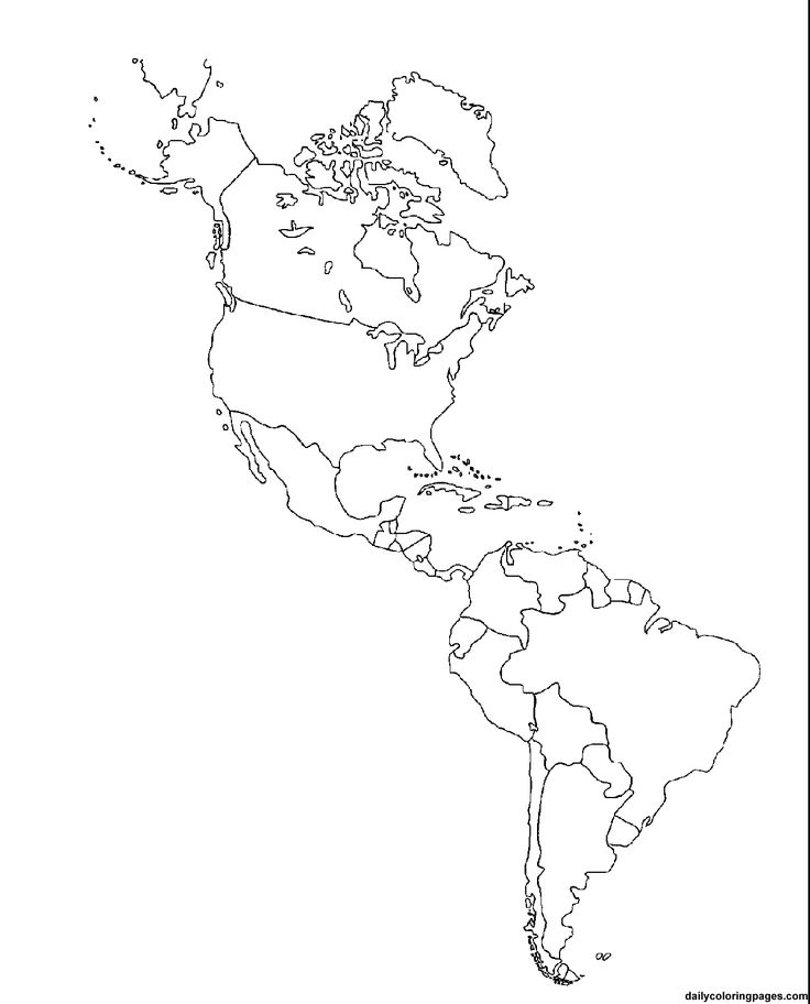 North south america coloring sheet flag coloring pages north america map america map