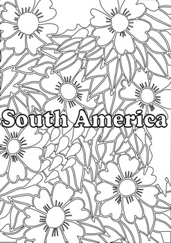 Coloring pages sheets south america countries map s american countries maps