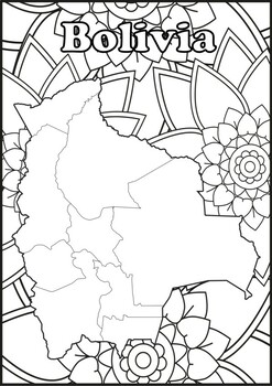 Coloring pages sheets south america countries map s american countries maps