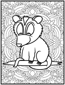 Animals of south america coloring pages mindfulness coloring sheets by qetsy