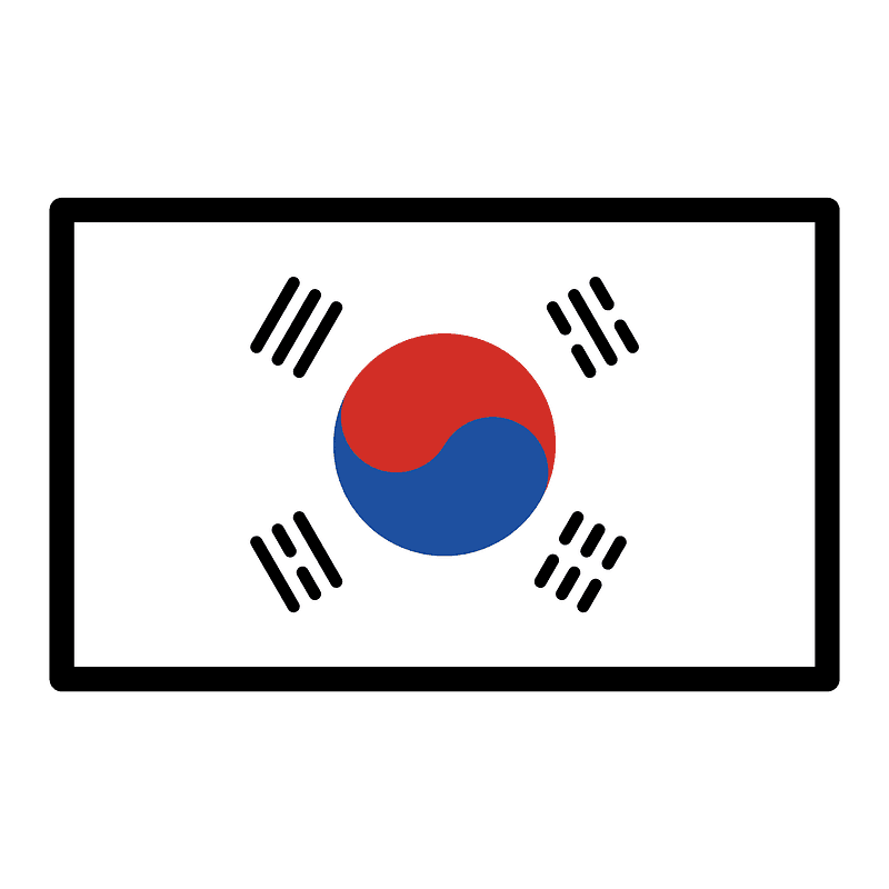 South korea flag emoji clipart free download transparent png