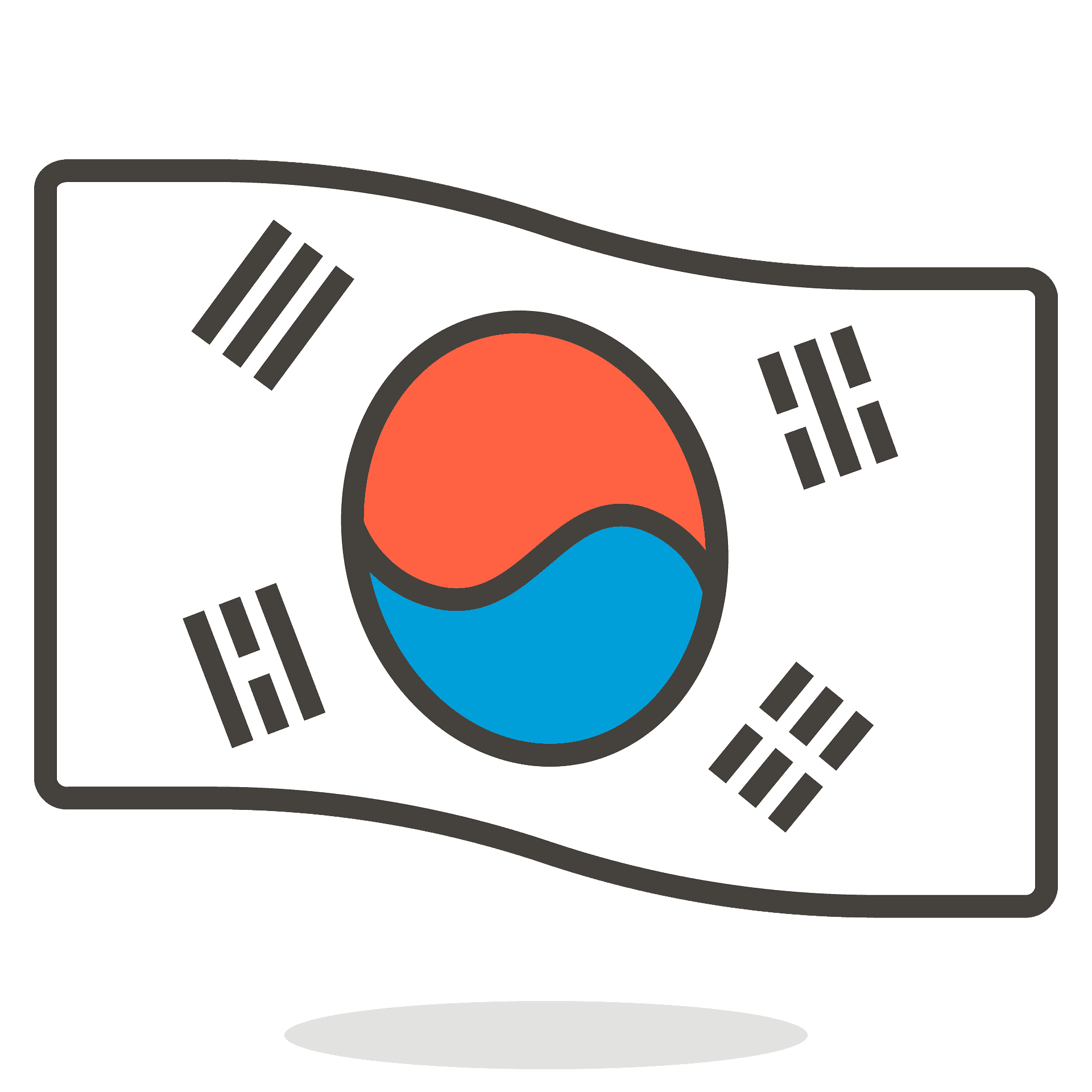 South korea flag emoji clipart free download transparent png