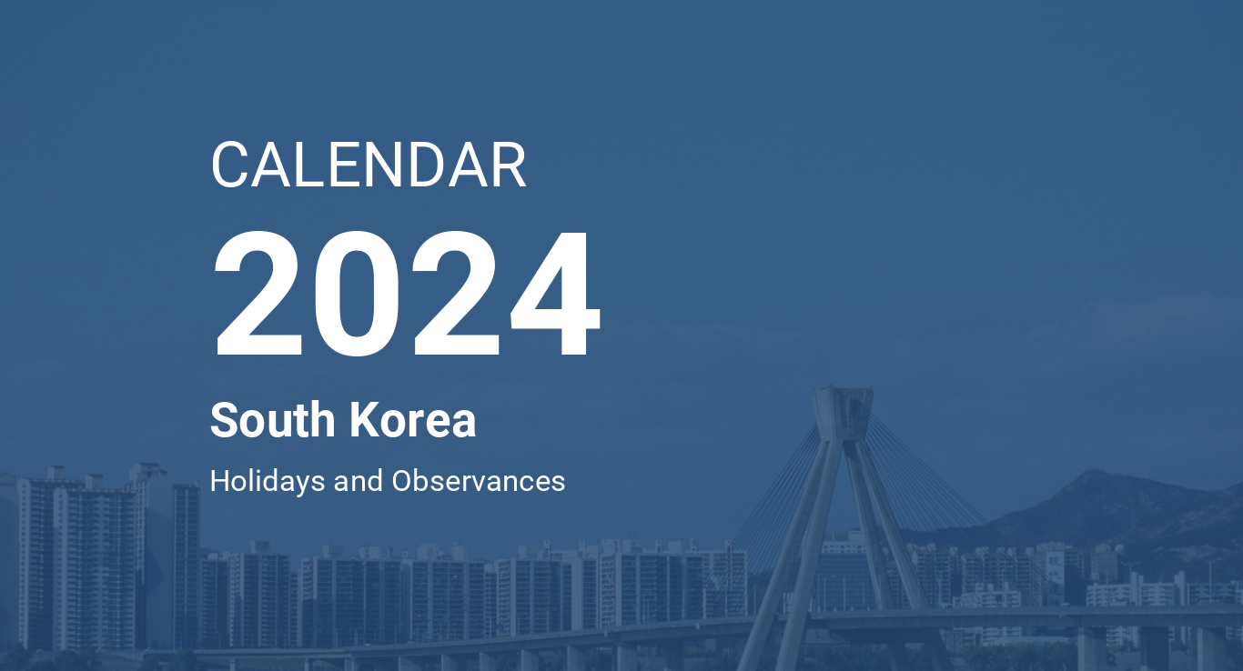 Year calendar â south korea