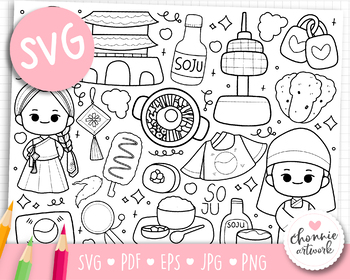 Korea coloring tpt