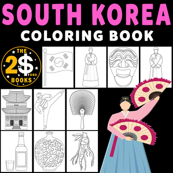 Korea coloring tpt