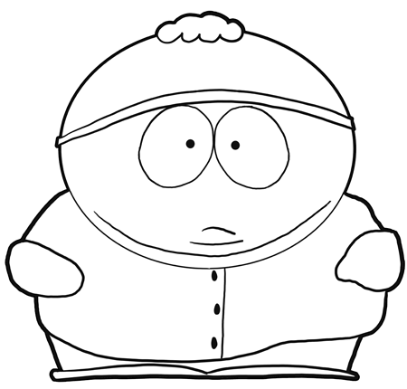 How to draw eric cartman from south park with easy step by step drawing lesson