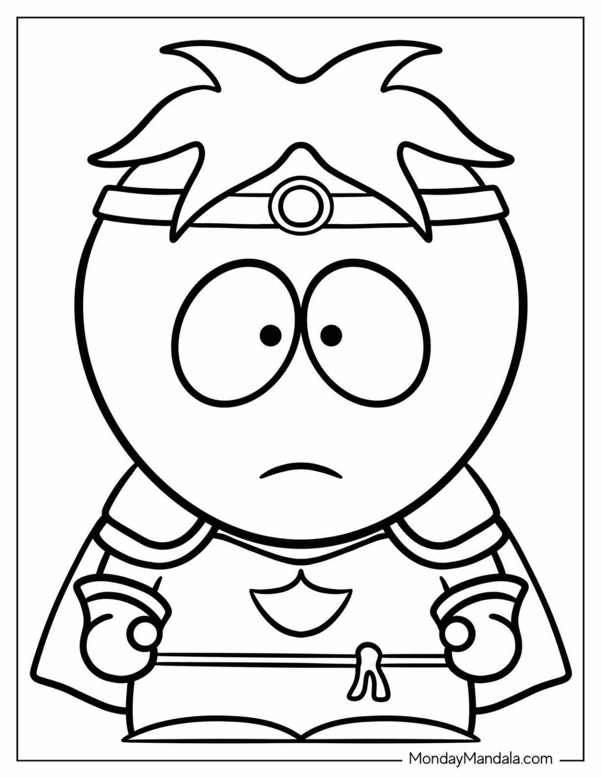 South park coloring pages free pdf printables