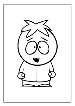 Get creative with our printable south park coloring pages collection pages