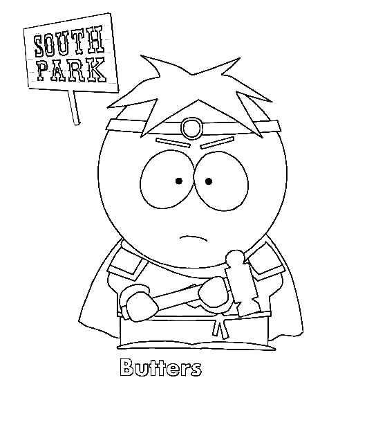 South park coloring pages