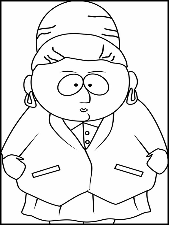 South park printable coloring book