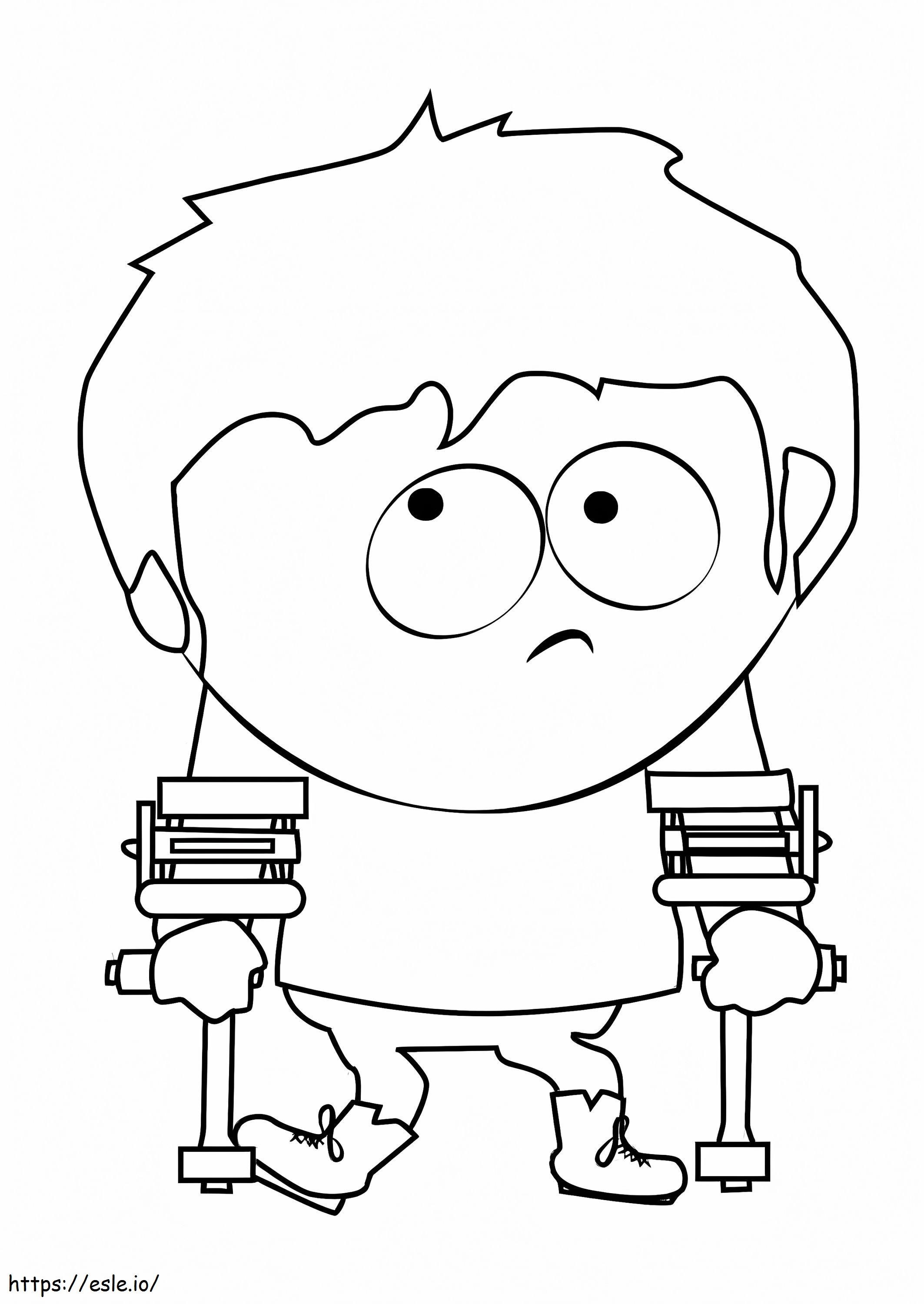 Jimmy valmer from south park coloring page