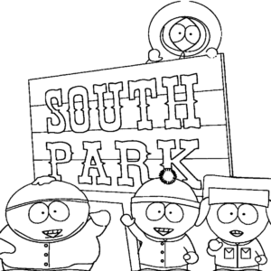 South park coloring pages printable for free download