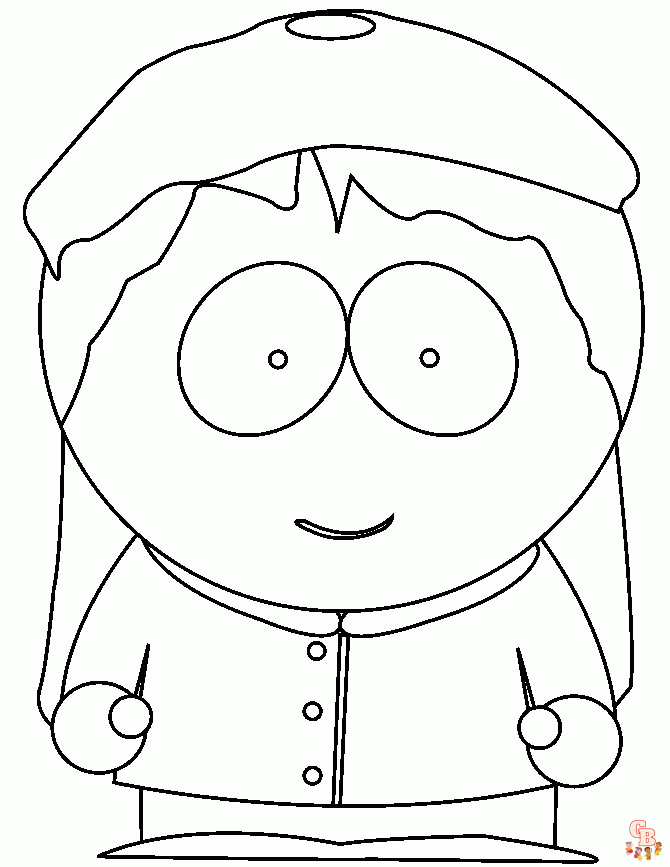 South park coloring pages free and easy to print sheets for kids