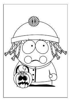 Get creative with our printable south park coloring pages collection pages