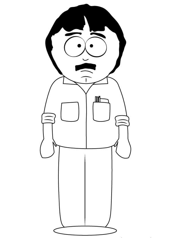 Randy marsh from south park fãrbung seite