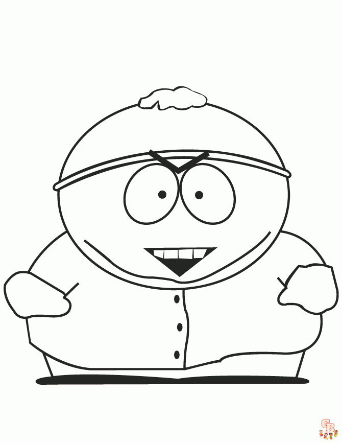 South park coloring pages free and easy to print sheets for kids