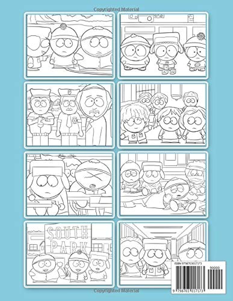 South park coloring book color wonder south park adult coloring books for men and women unofficial korechika kãzuke books