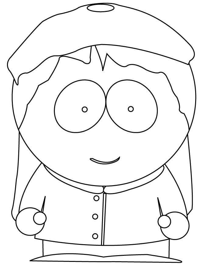 South park coloring pages coloring pages south park coloring pages for boys