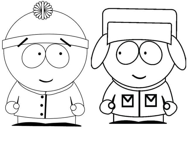 South park coloring pages