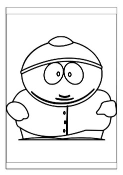 Get creative with our printable south park coloring pages collection pages