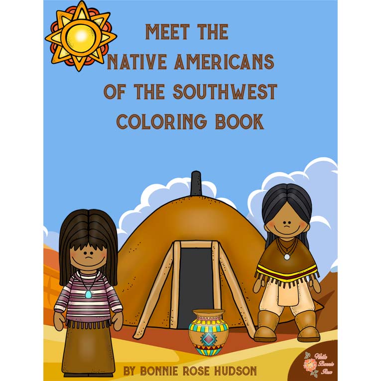 Meet the native americans of the southwest coloring book