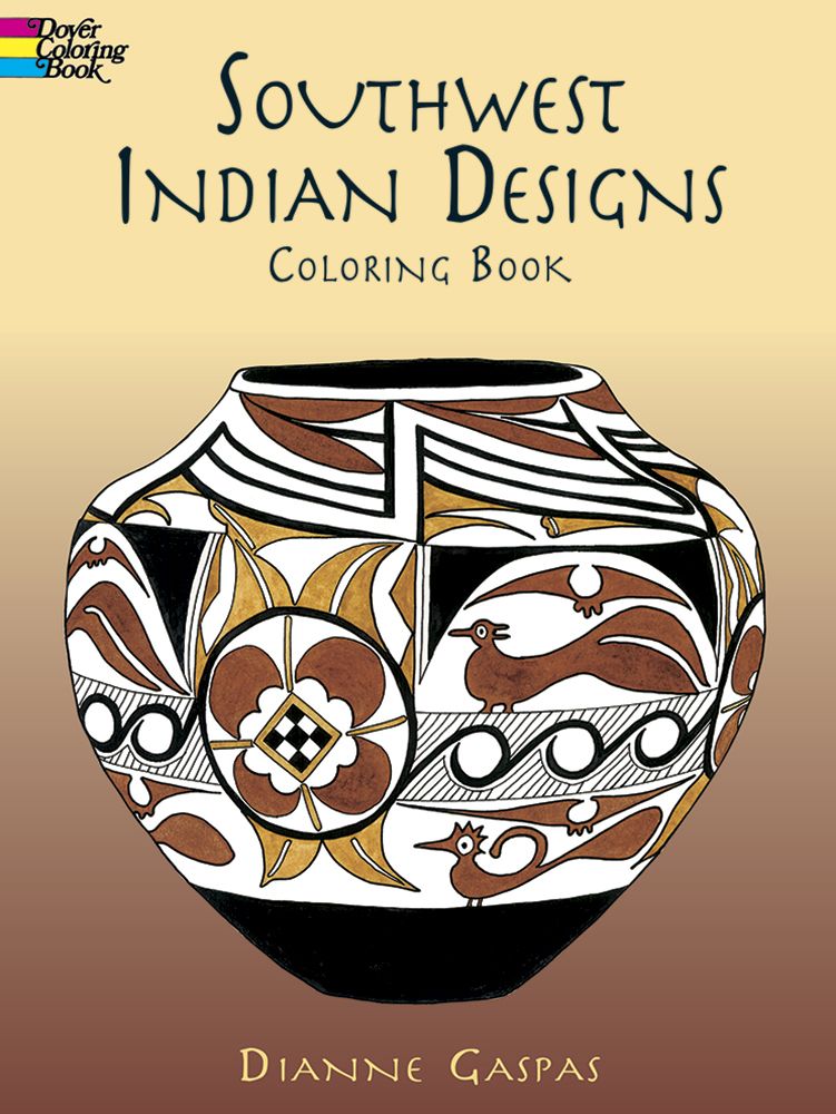 Southwest indian designs coloring book