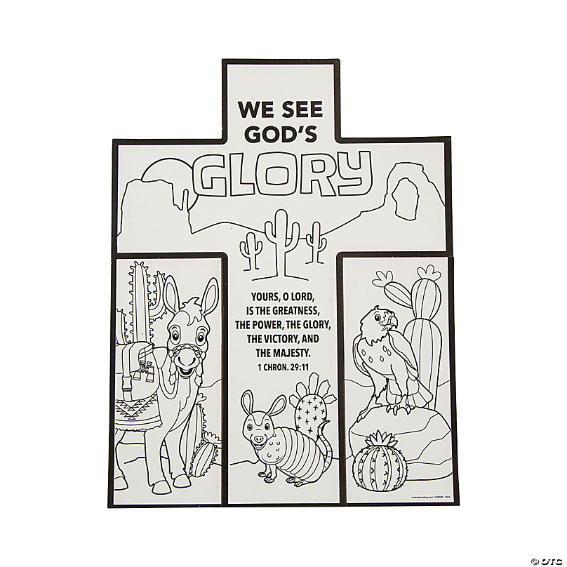 Color your own southwest vbs stand