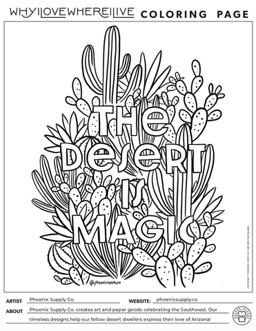 Coloring pages â why i love where i live